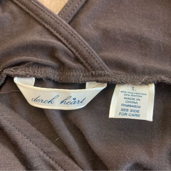 Derek Heart Sleeveless Brown Dress L - Picture 5 of 7